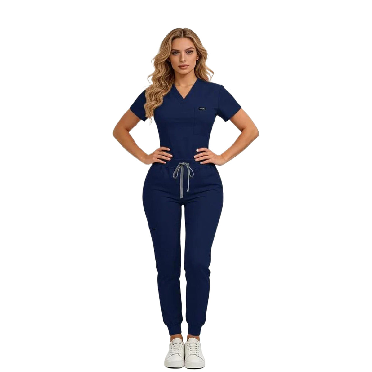 [Last Day Promotion]Women's Daily Wear Two-Piece Outfit, Anti-Pilling Lightweight Breathable Multi-Pocket Top & Side Pocket Jogger Pants