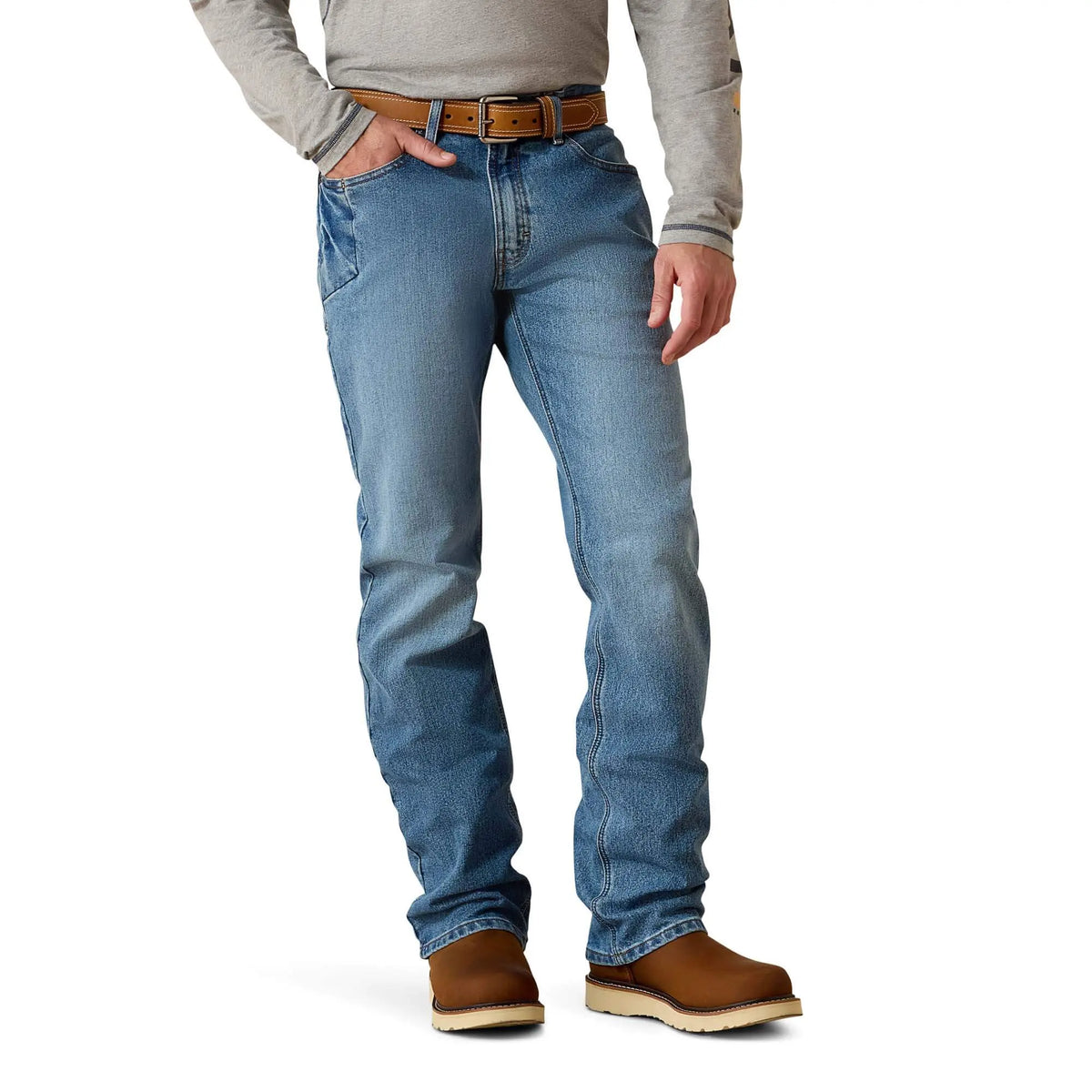 🔥 BESTSELLER | 6PCS $29.99 | Men's Relaxed Stretch Boot Cut Jeans