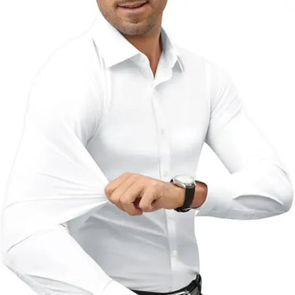 16-Way Stretch Slim Fit   Long Sleeve Button Down   Business Casual Shirts   Wrinkle Free Traveler   Shirts