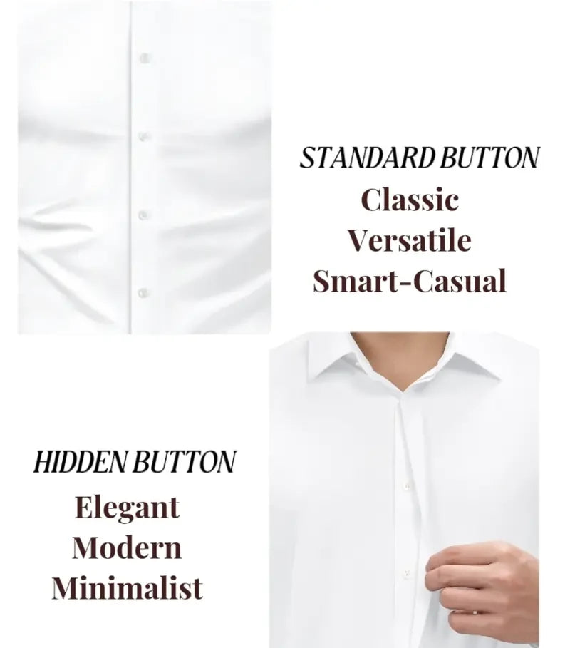 16-Way Stretch Slim Fit   Long Sleeve Button Down   Business Casual Shirts   Wrinkle Free Traveler   Shirts